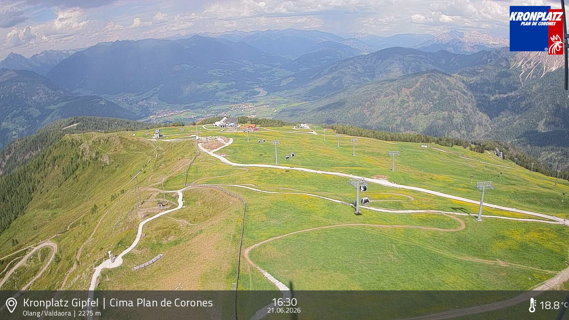 Archiv Foto Webcam Olang, Südtirol