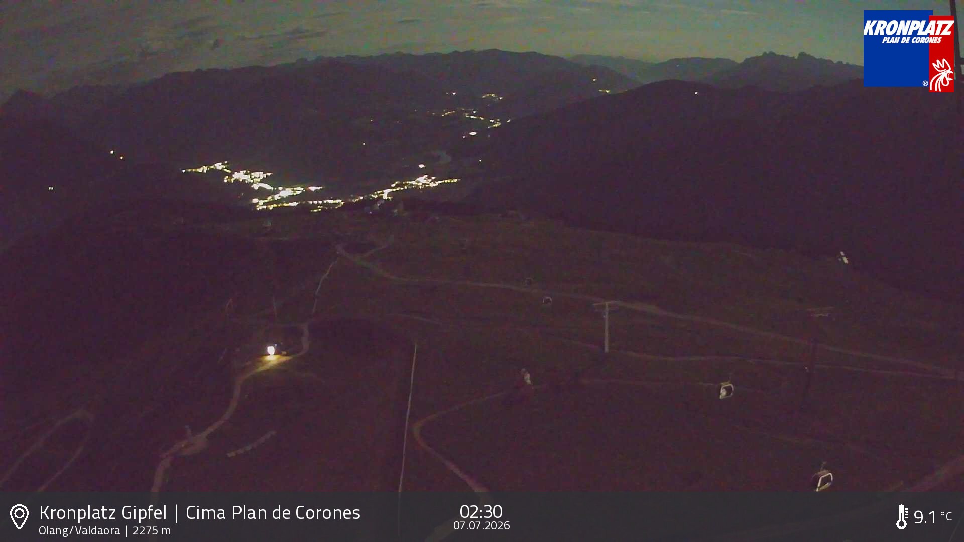 Archived image Webcam Olang, South Tyrol