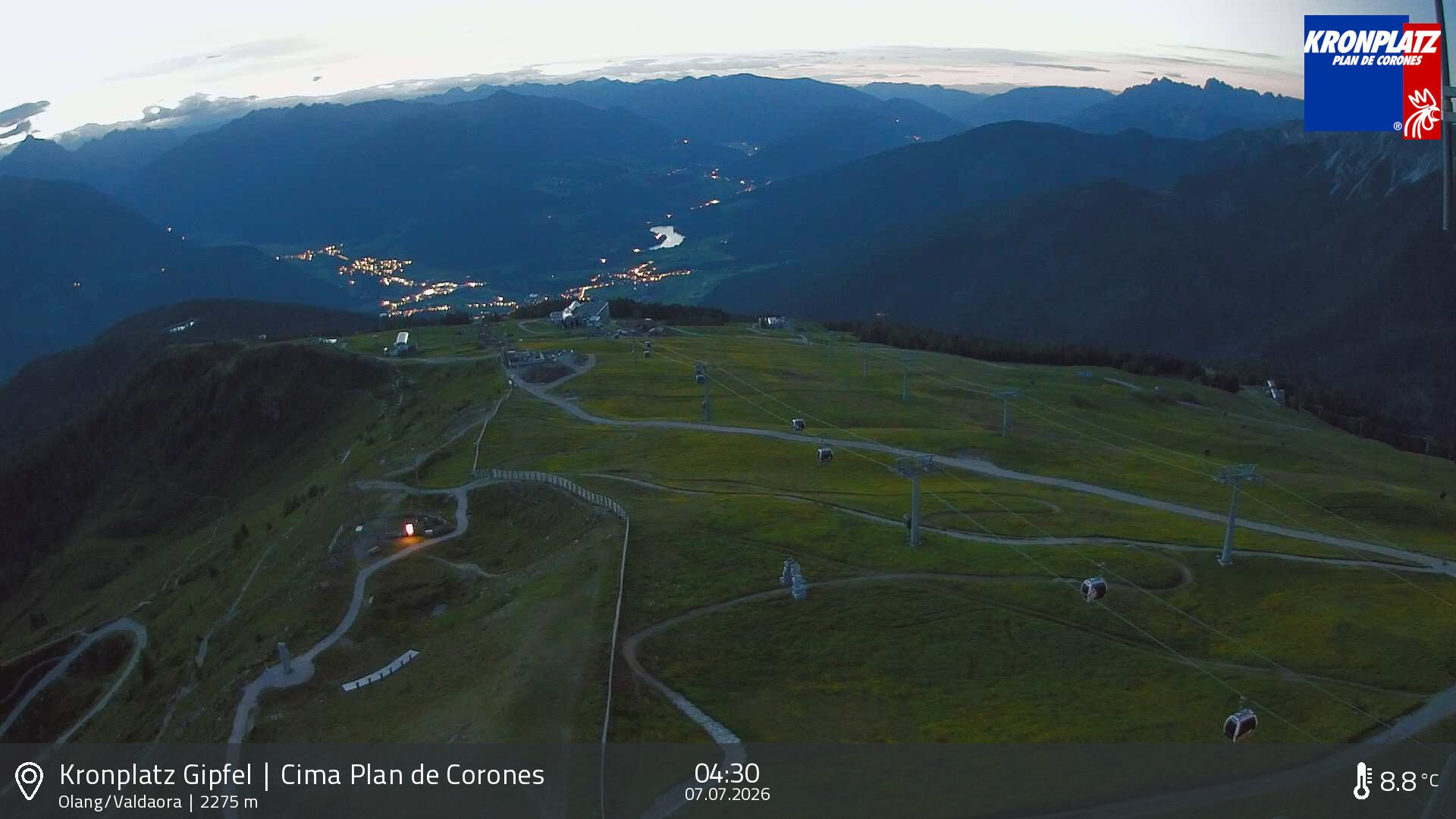 Archived image Webcam Olang, South Tyrol
