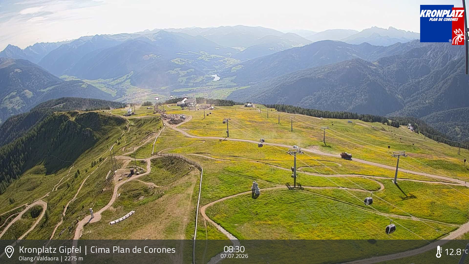 Archived image Webcam Olang, South Tyrol