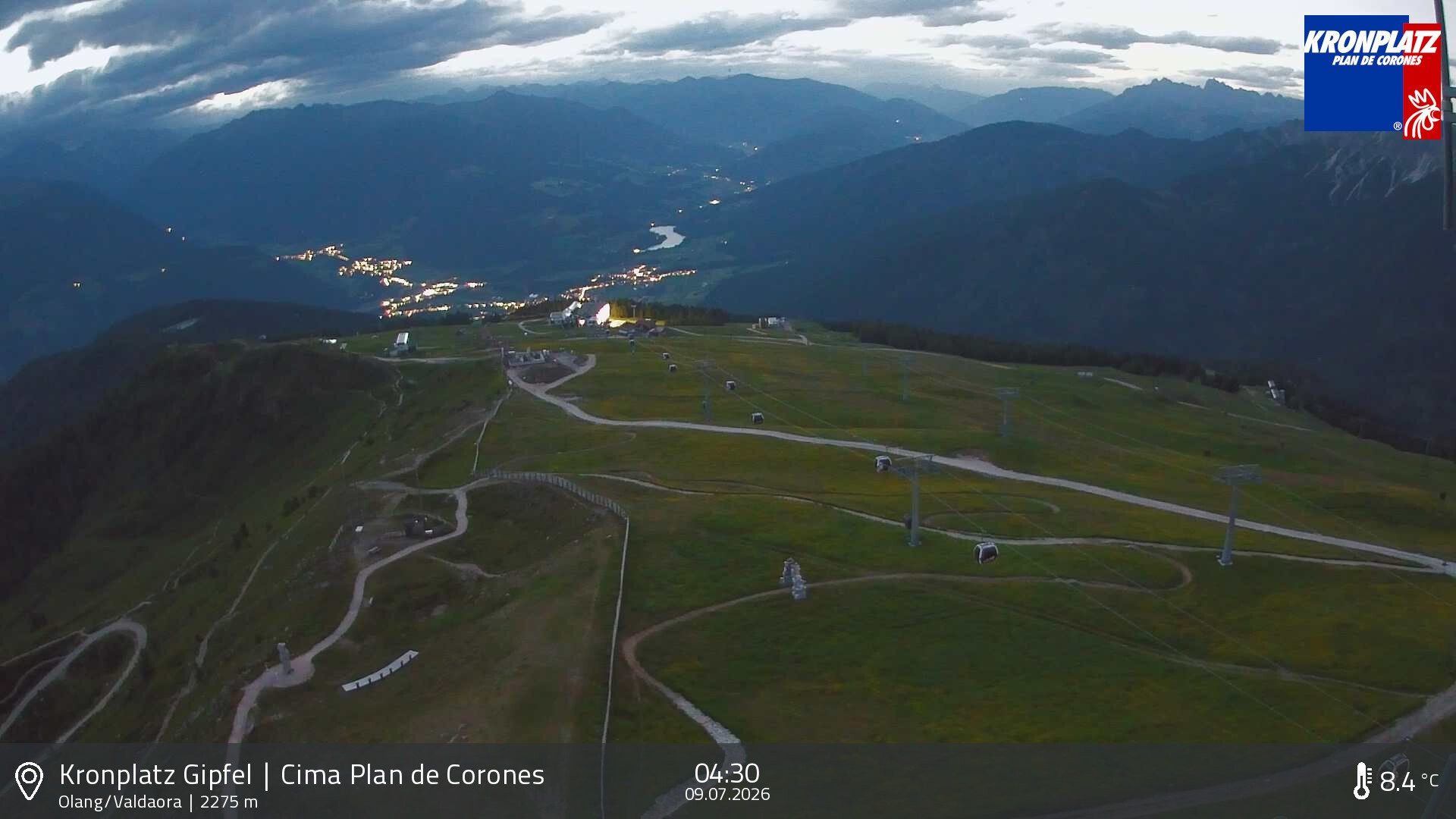 Archiv Foto Webcam Olang, Südtirol