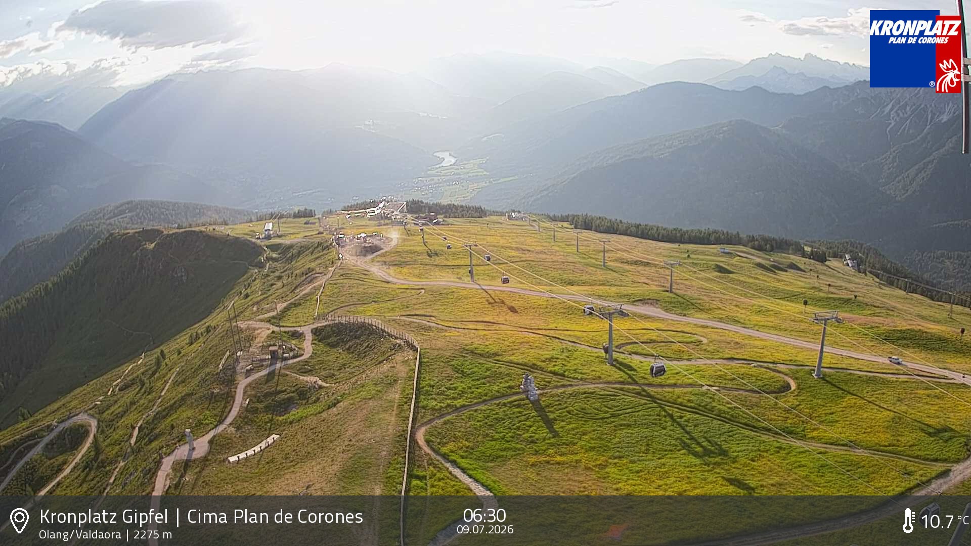 Archived image Webcam Olang, South Tyrol
