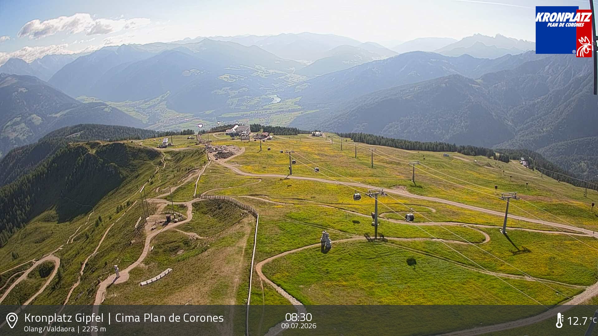 Archived image Webcam Olang, South Tyrol