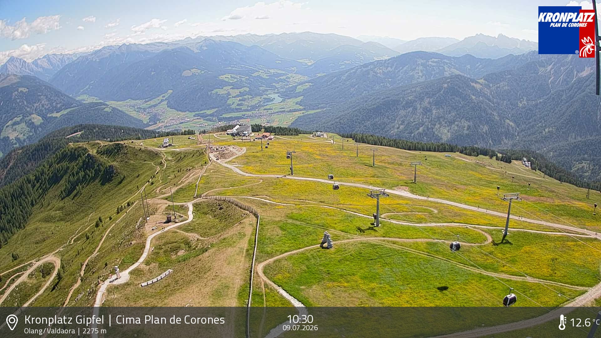 Archiv Foto Webcam Olang, Südtirol