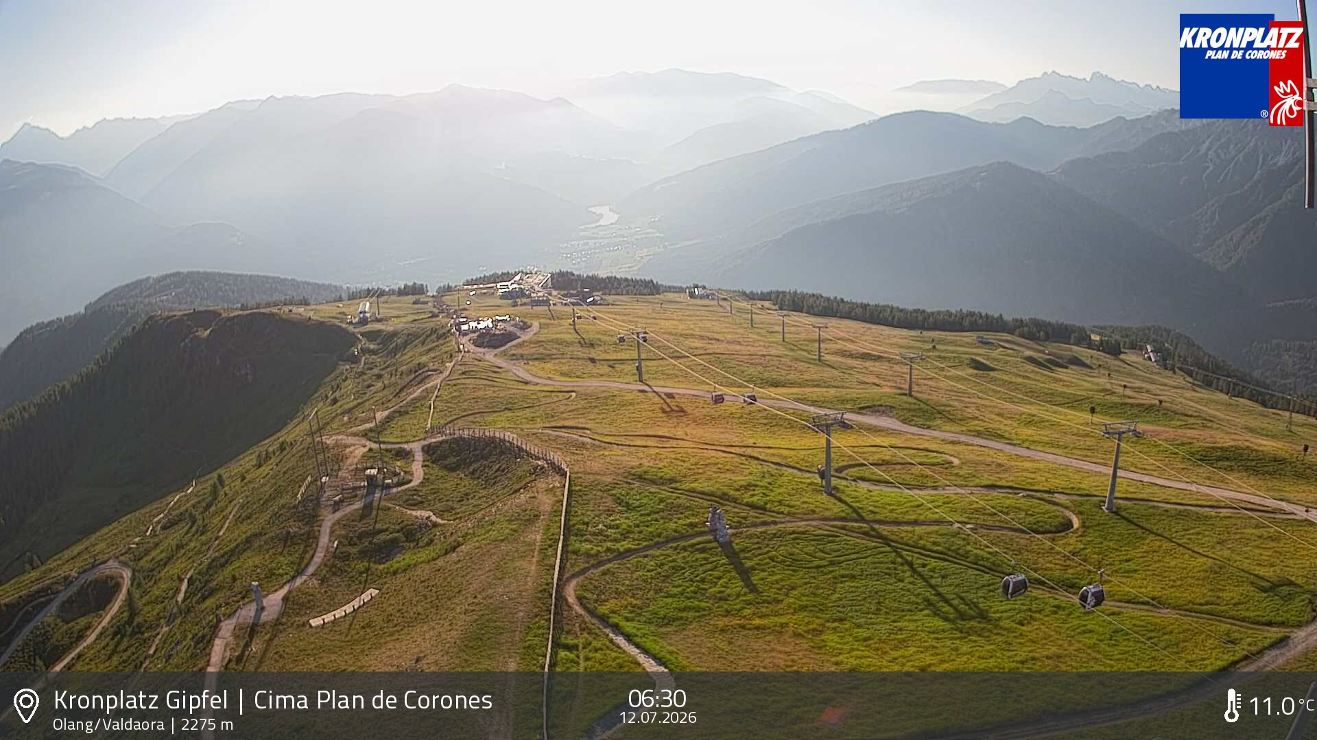 Archived image Webcam Olang, South Tyrol