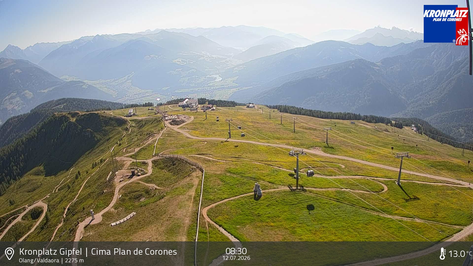 Archived image Webcam Olang, South Tyrol