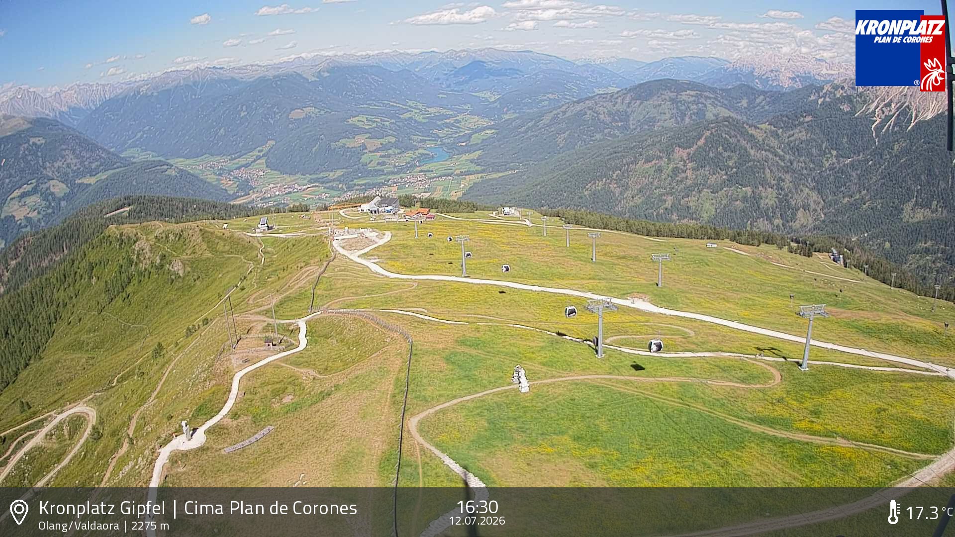 Archived image Webcam Olang, South Tyrol