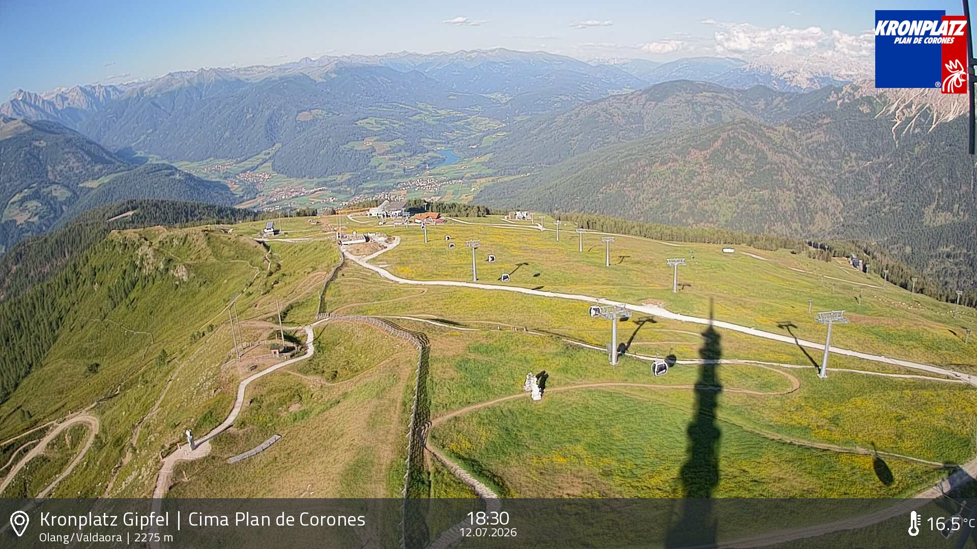Archiv Foto Webcam Olang, Südtirol