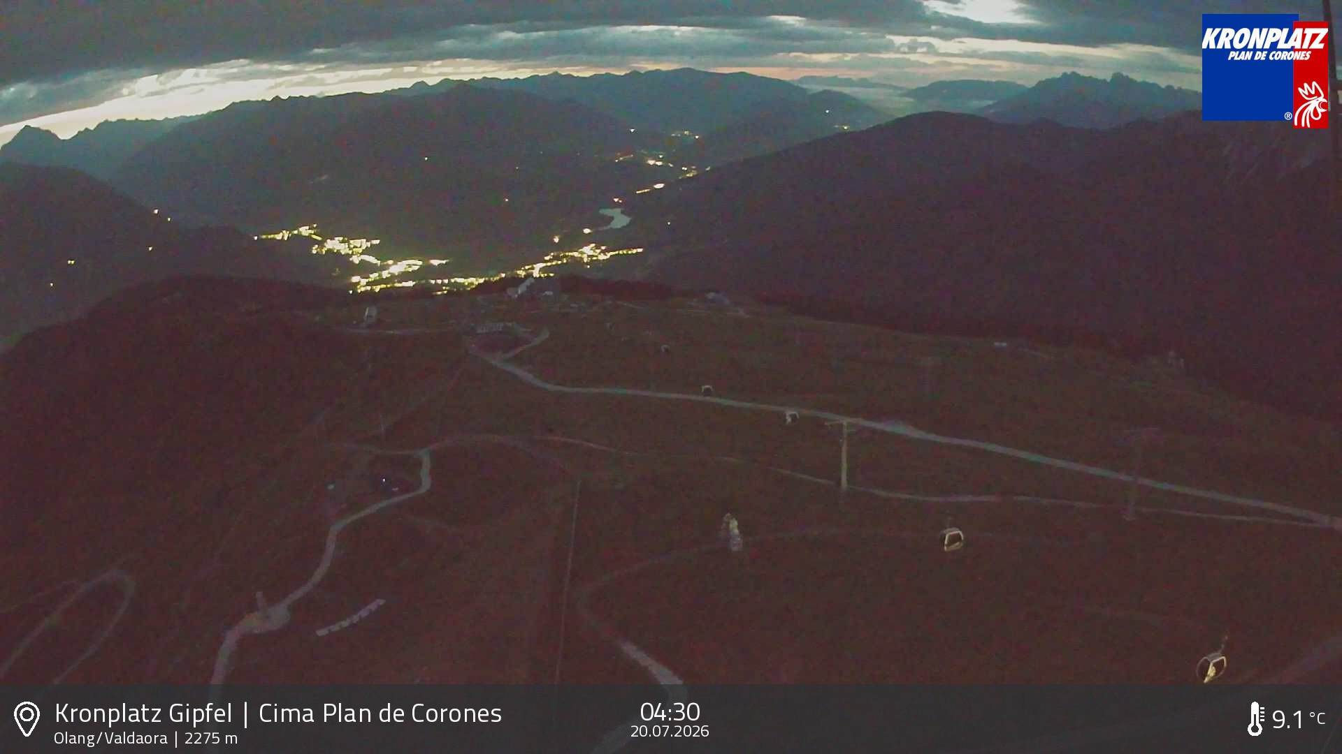 Archived image Webcam Olang, South Tyrol