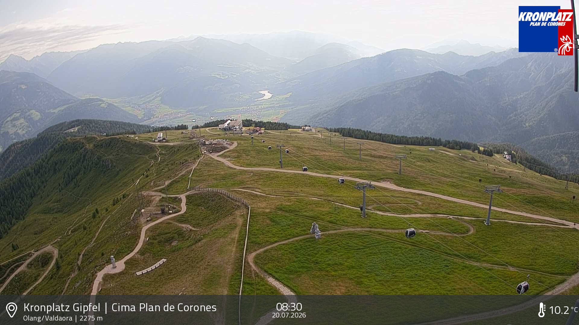 Archived image Webcam Olang, South Tyrol
