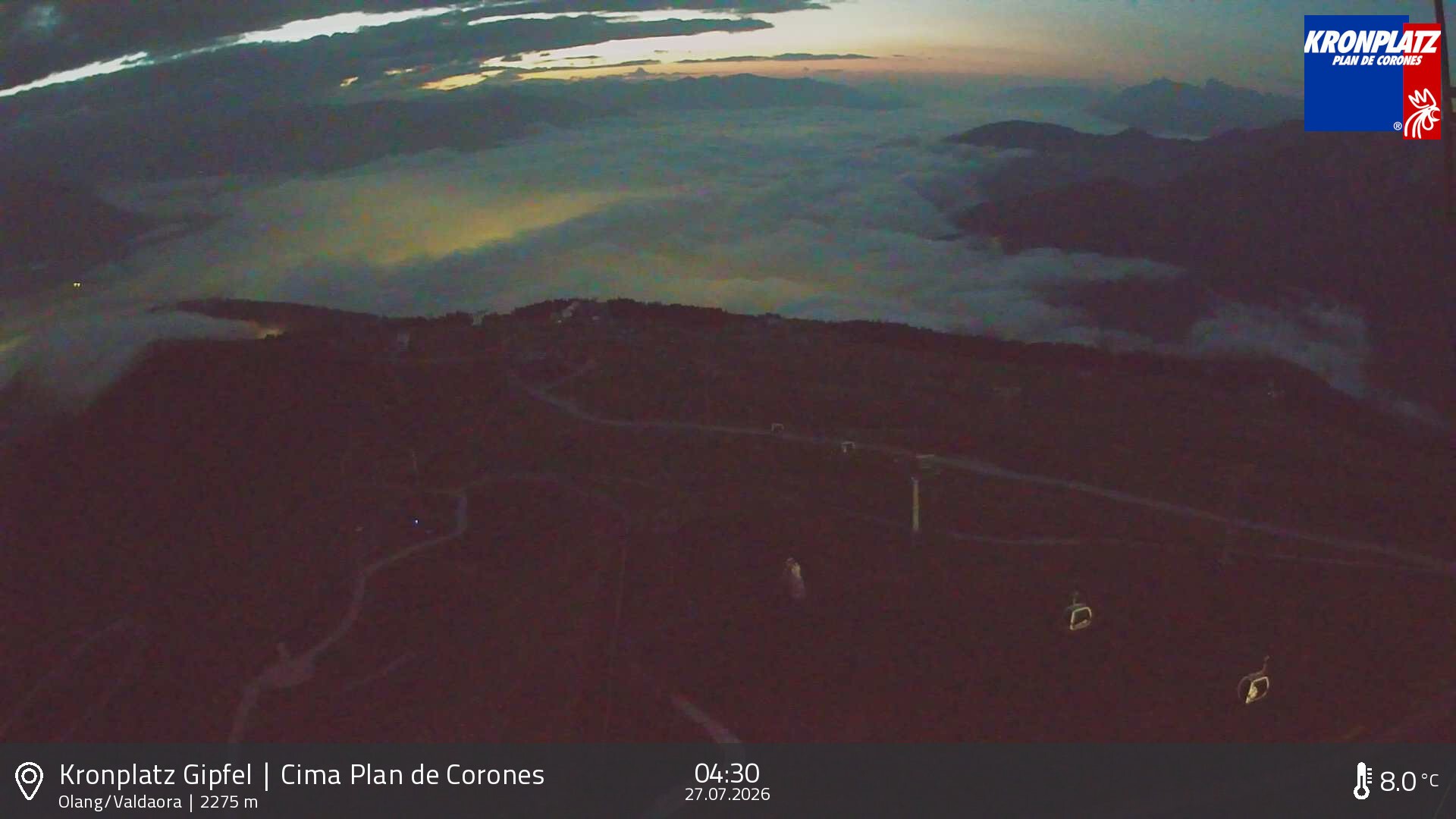 Archiv Foto Webcam Olang, Südtirol