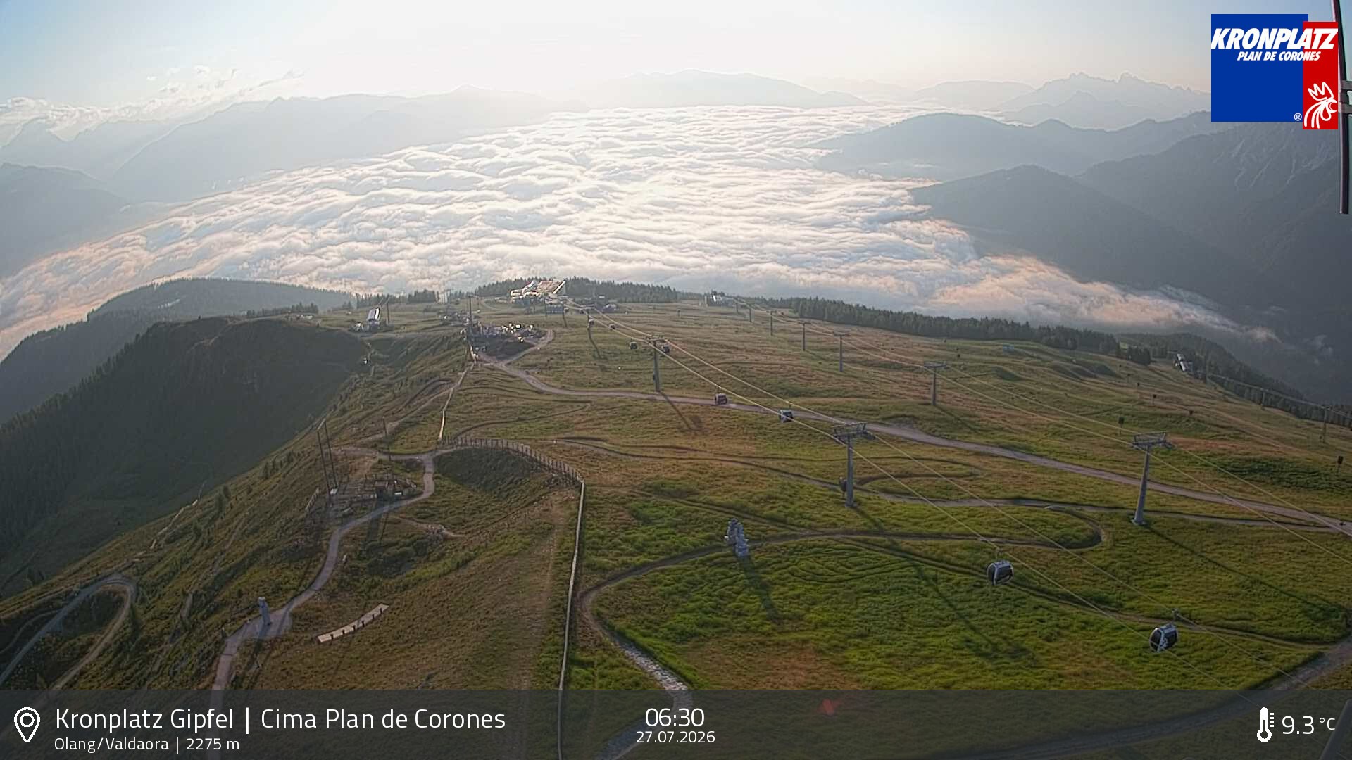Archiv Foto Webcam Olang, Südtirol