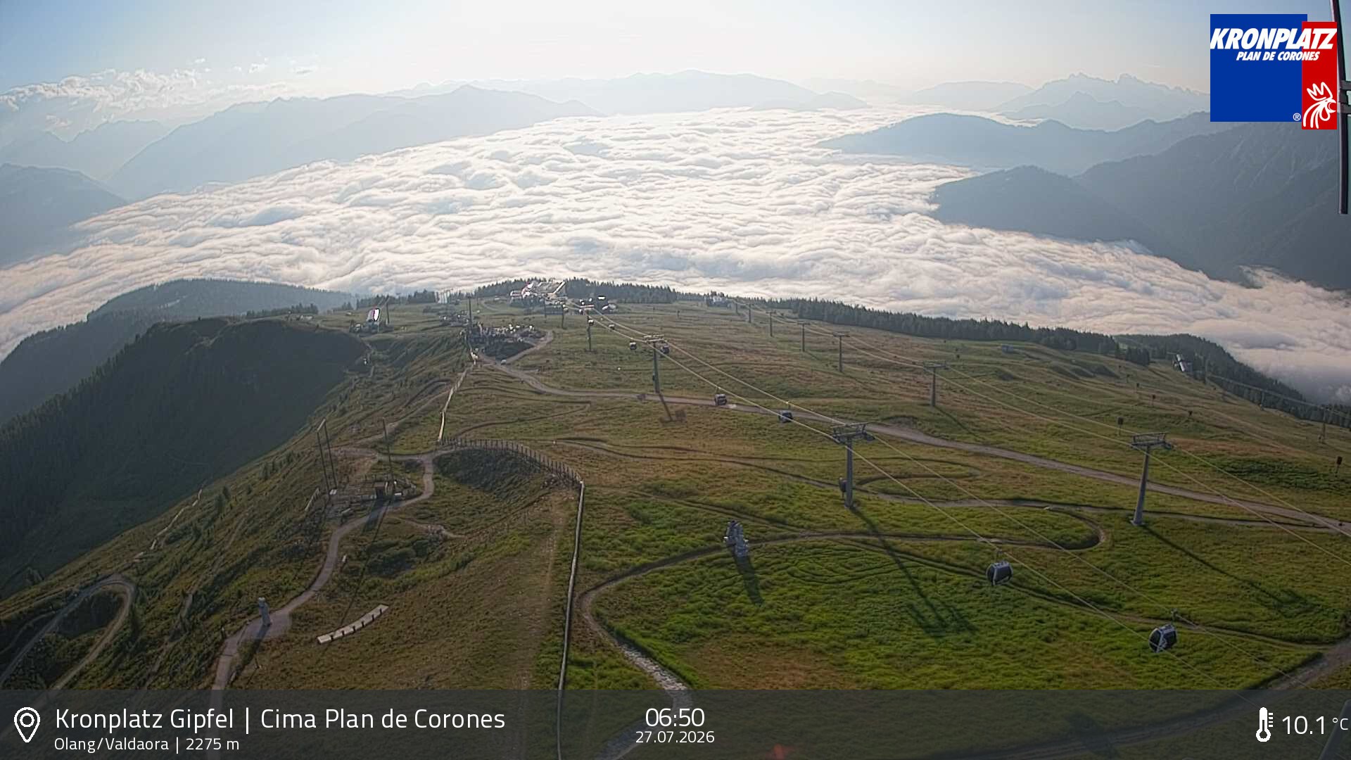 Archiv Foto Webcam Olang, Südtirol