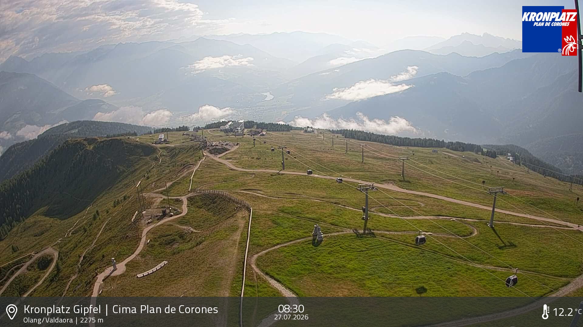 Archived image Webcam Olang, South Tyrol