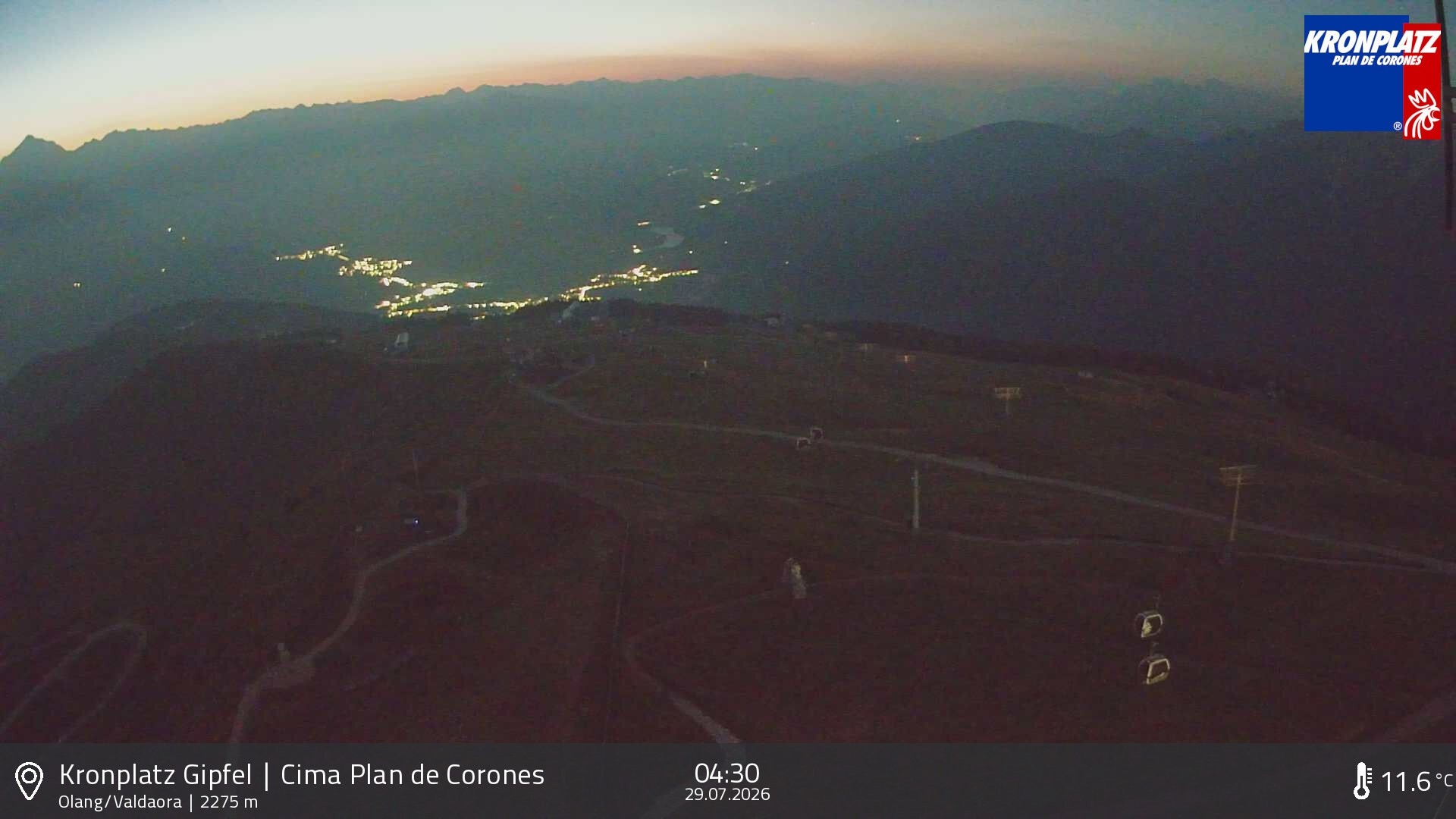 Archiv Foto Webcam Olang, Südtirol