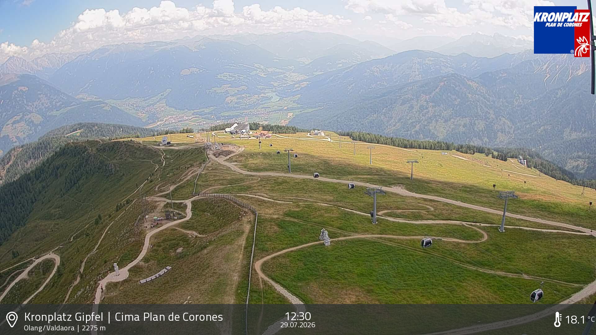 Archiv Foto Webcam Olang, Südtirol