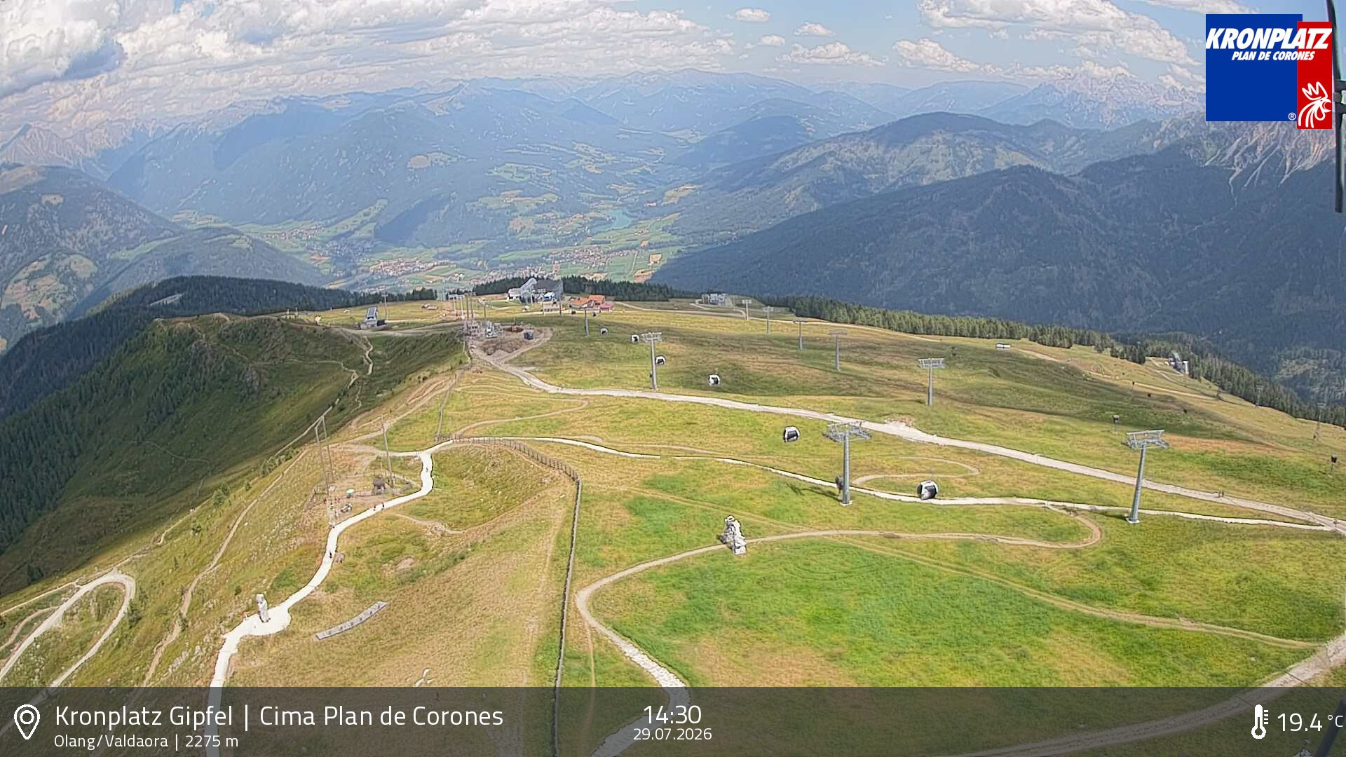 Archiv Foto Webcam Olang, Südtirol