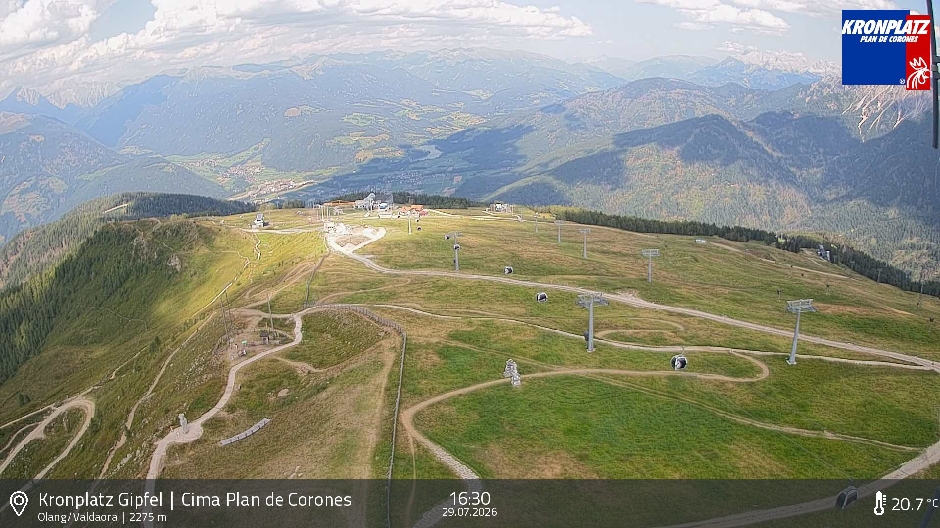 Archiv Foto Webcam Olang, Südtirol