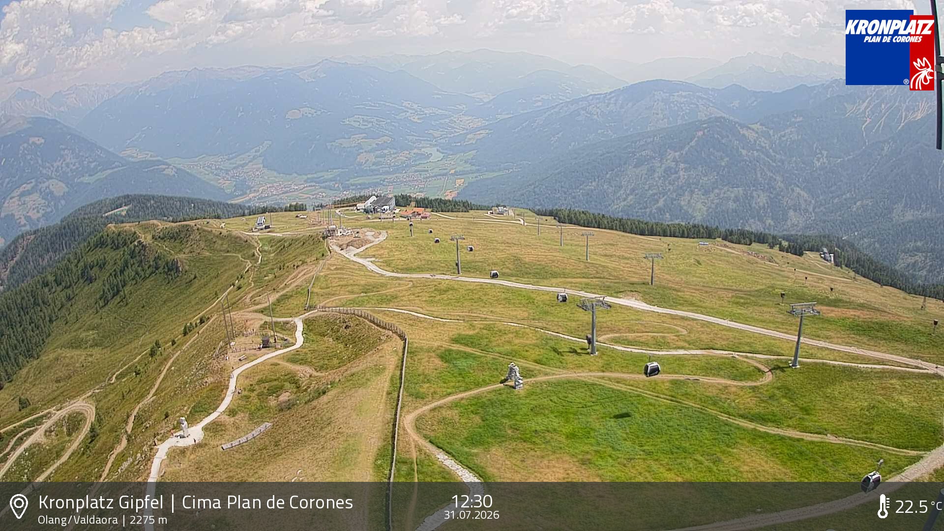 Archiv Foto Webcam Olang, Südtirol