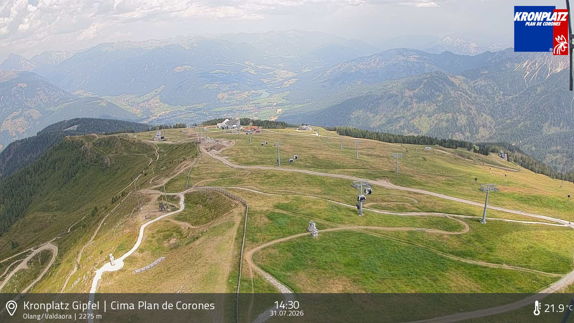 Archiv Foto Webcam Olang, Südtirol