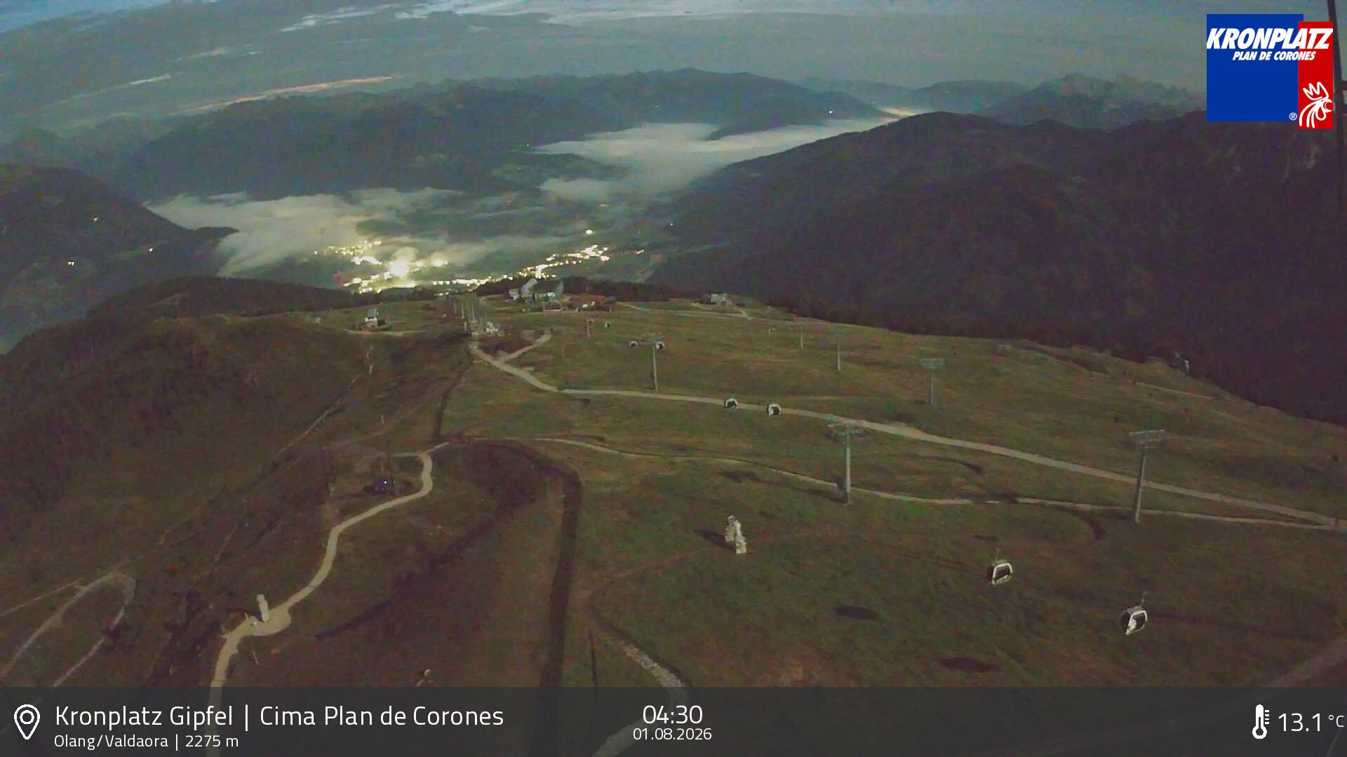 Archiv Foto Webcam Olang, Südtirol