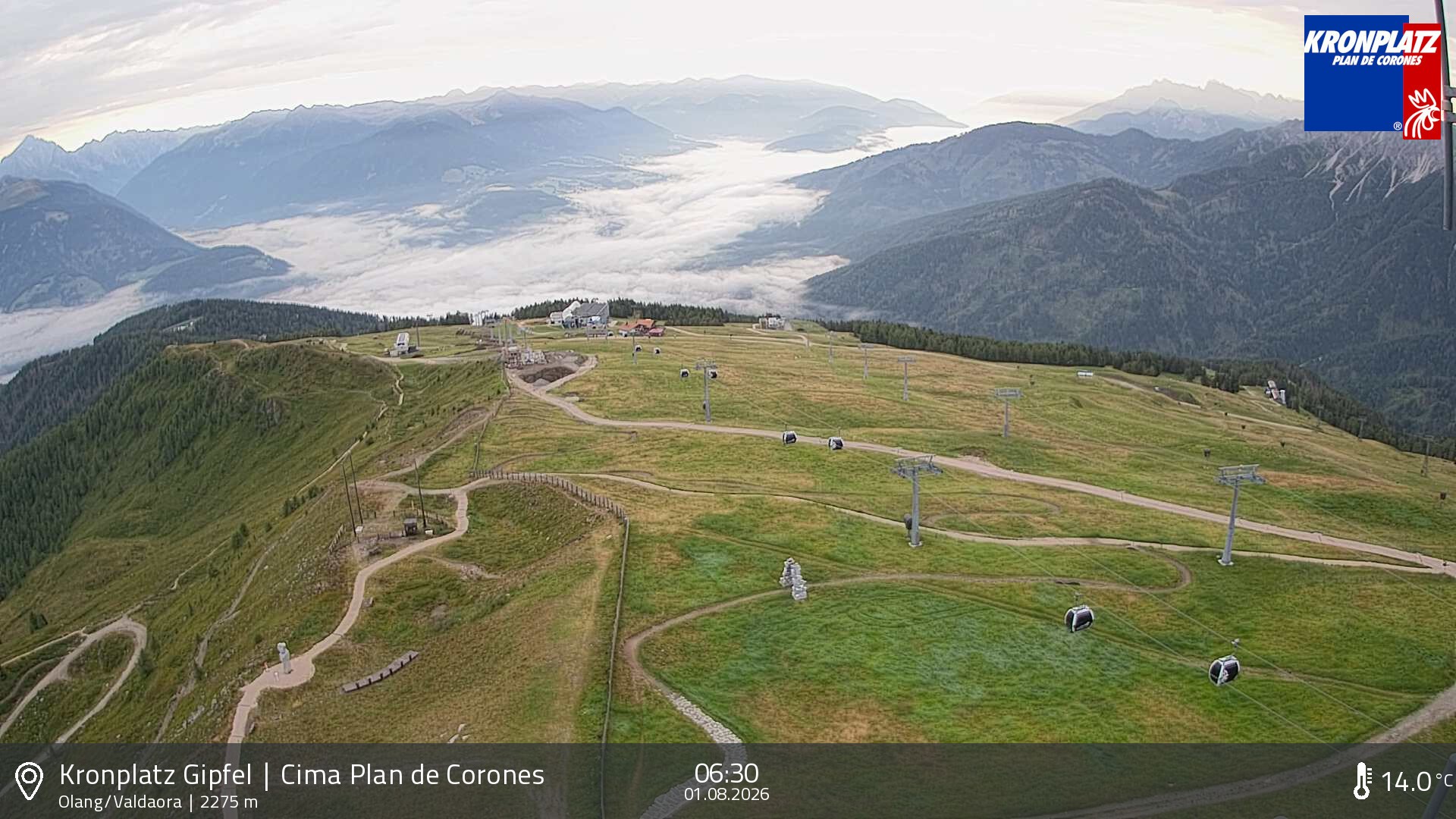 Archiv Foto Webcam Olang, Südtirol