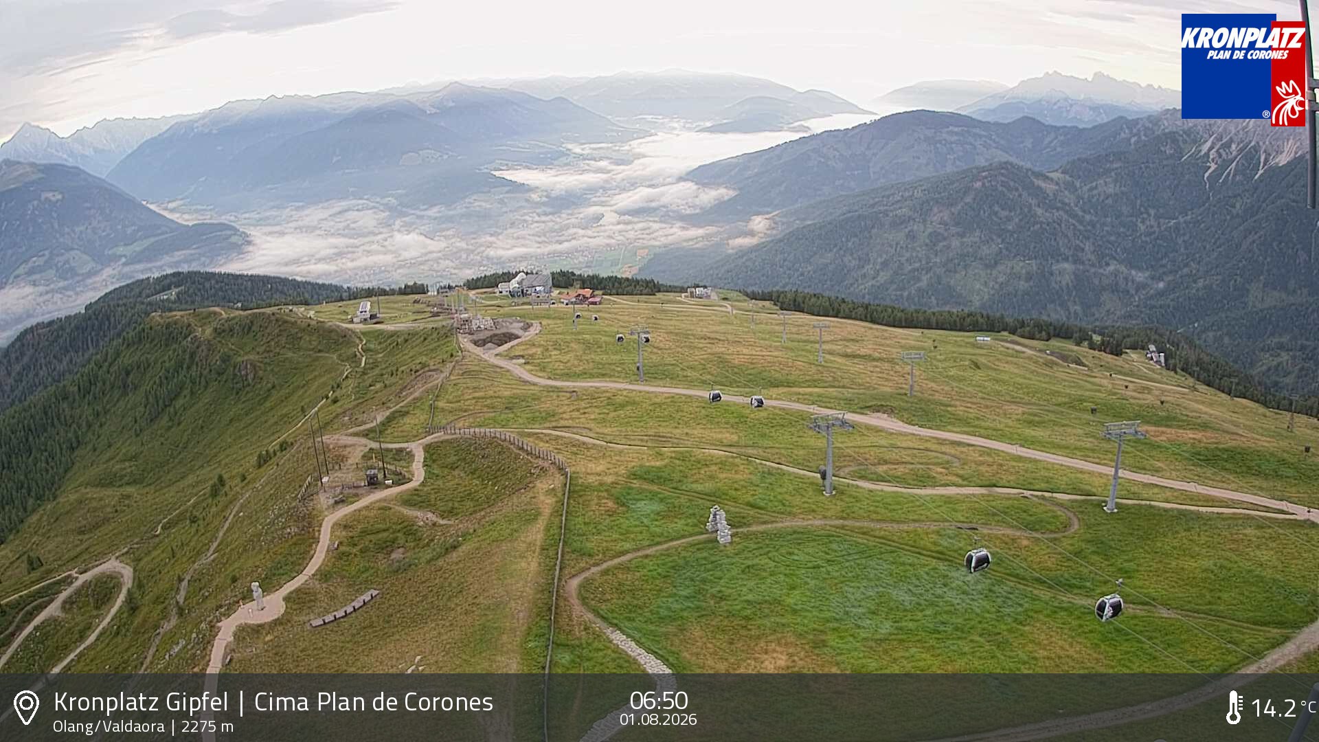 Archiv Foto Webcam Olang, Südtirol