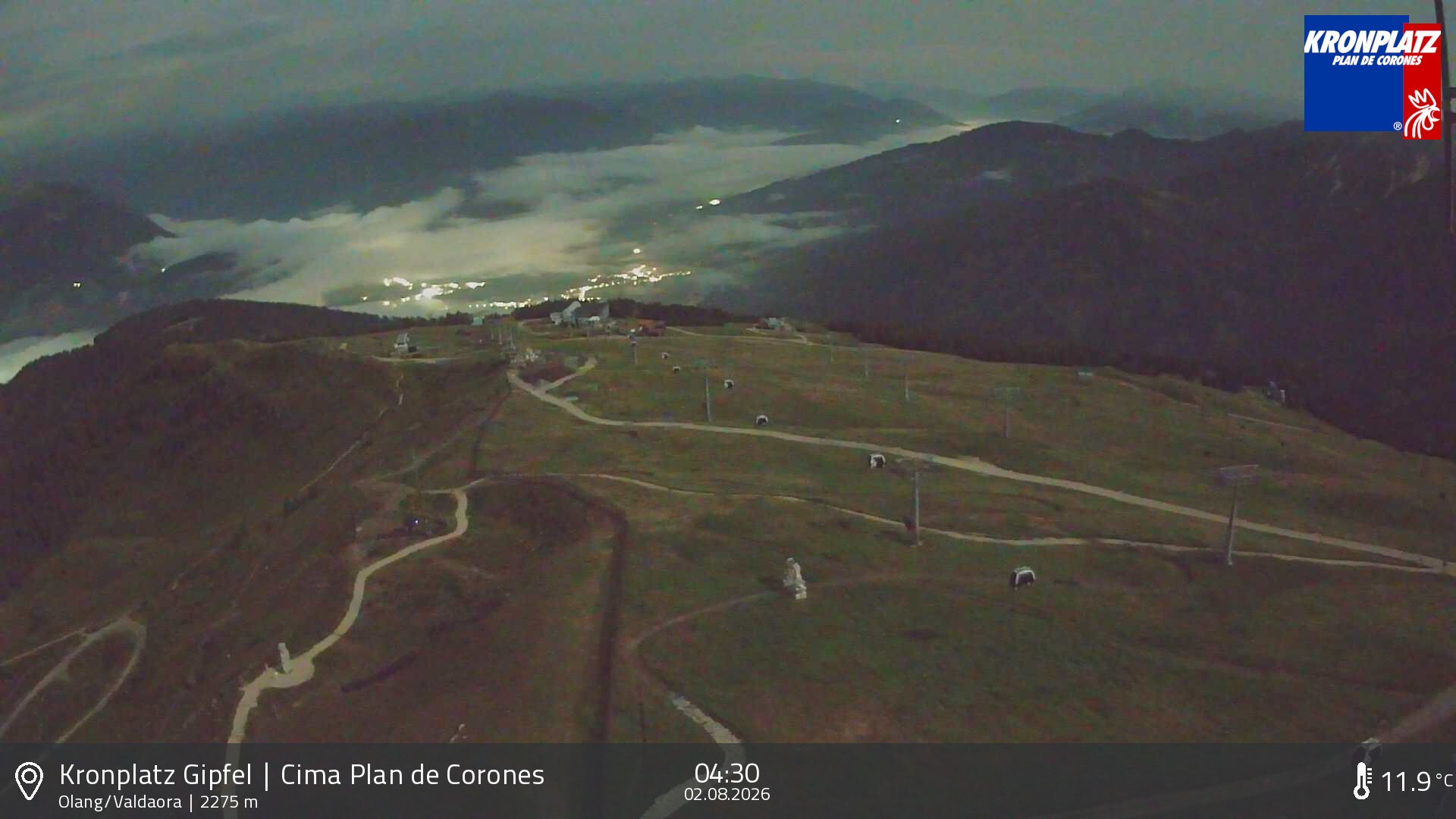 Archiv Foto Webcam Olang, Südtirol