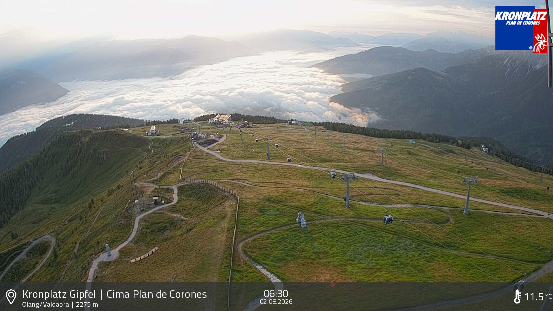 Archiv Foto Webcam Olang, Südtirol