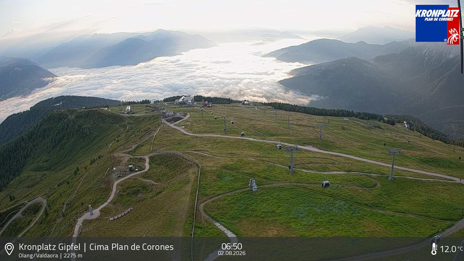 Archiv Foto Webcam Olang, Südtirol