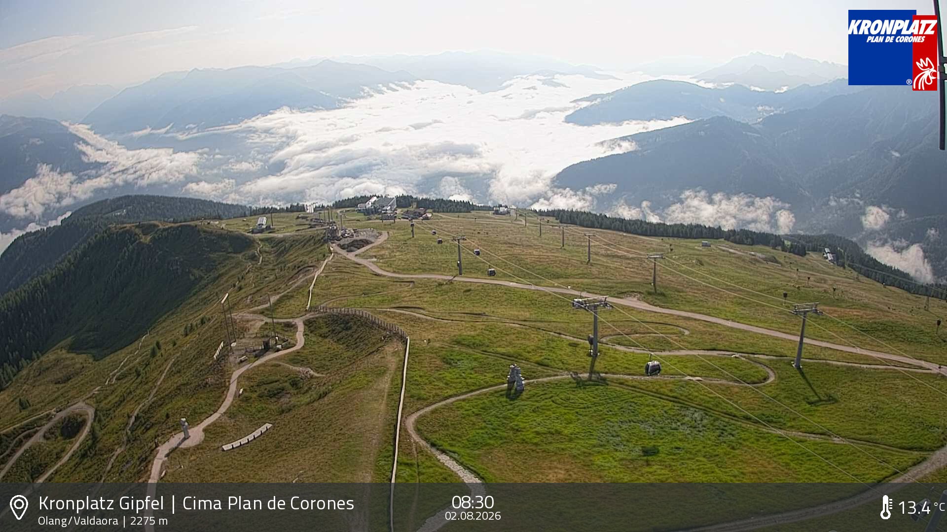 Archiv Foto Webcam Olang, Südtirol