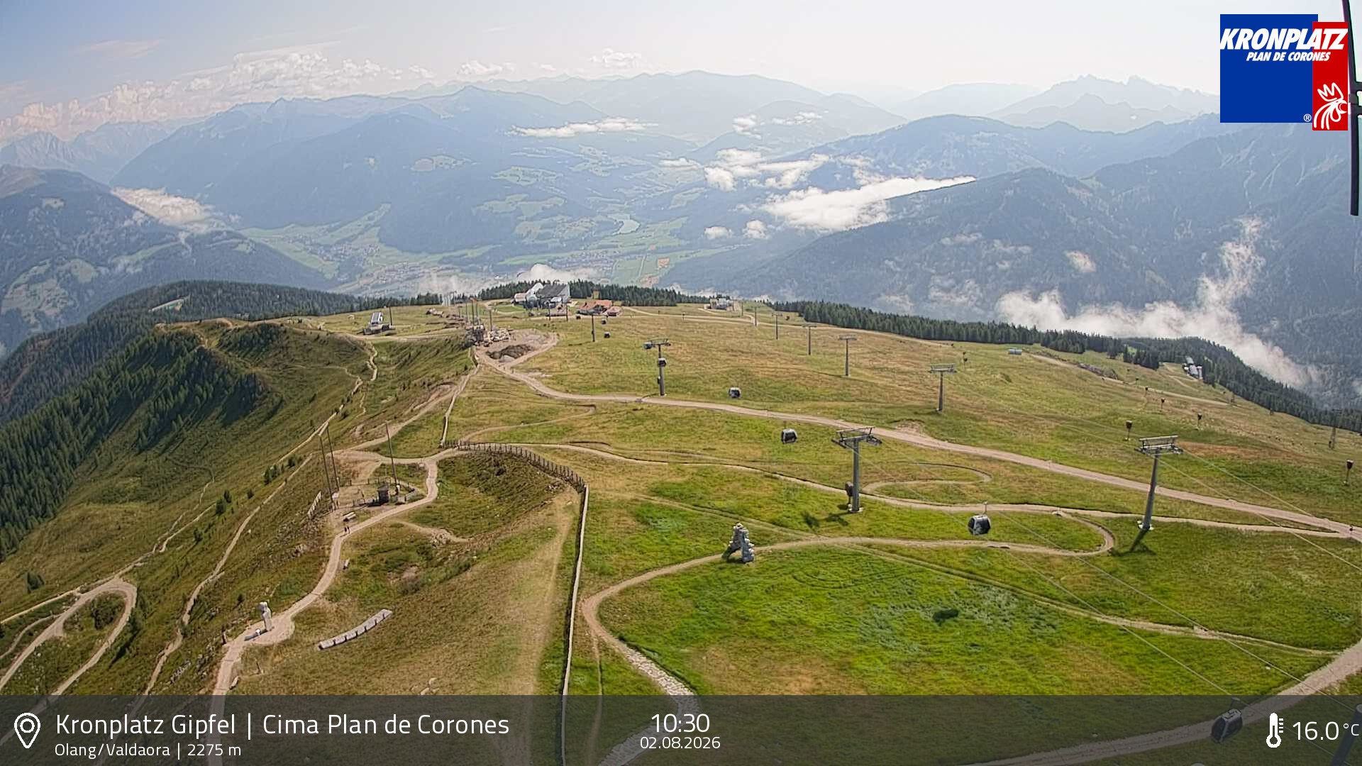Archiv Foto Webcam Olang, Südtirol