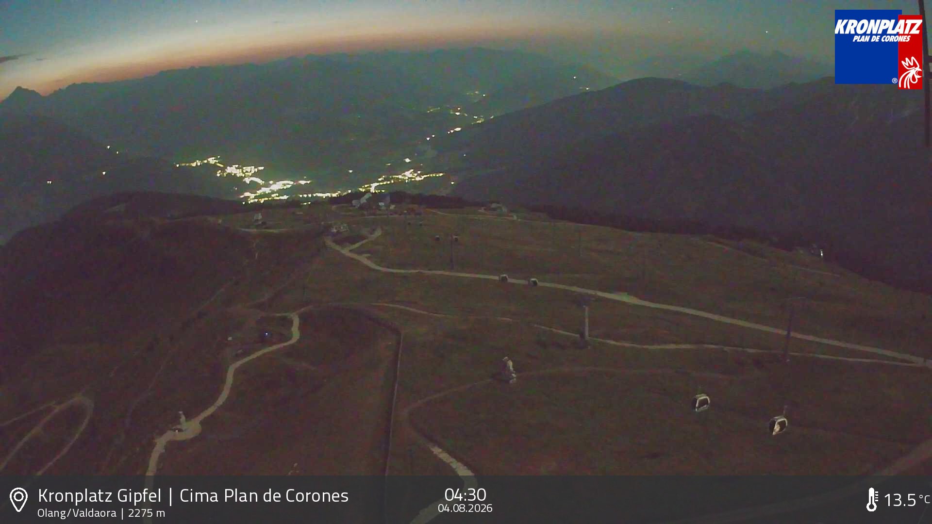 Archived image Webcam Olang, South Tyrol
