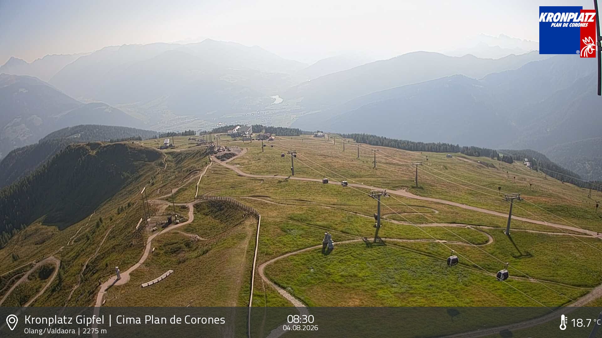 Archived image Webcam Olang, South Tyrol
