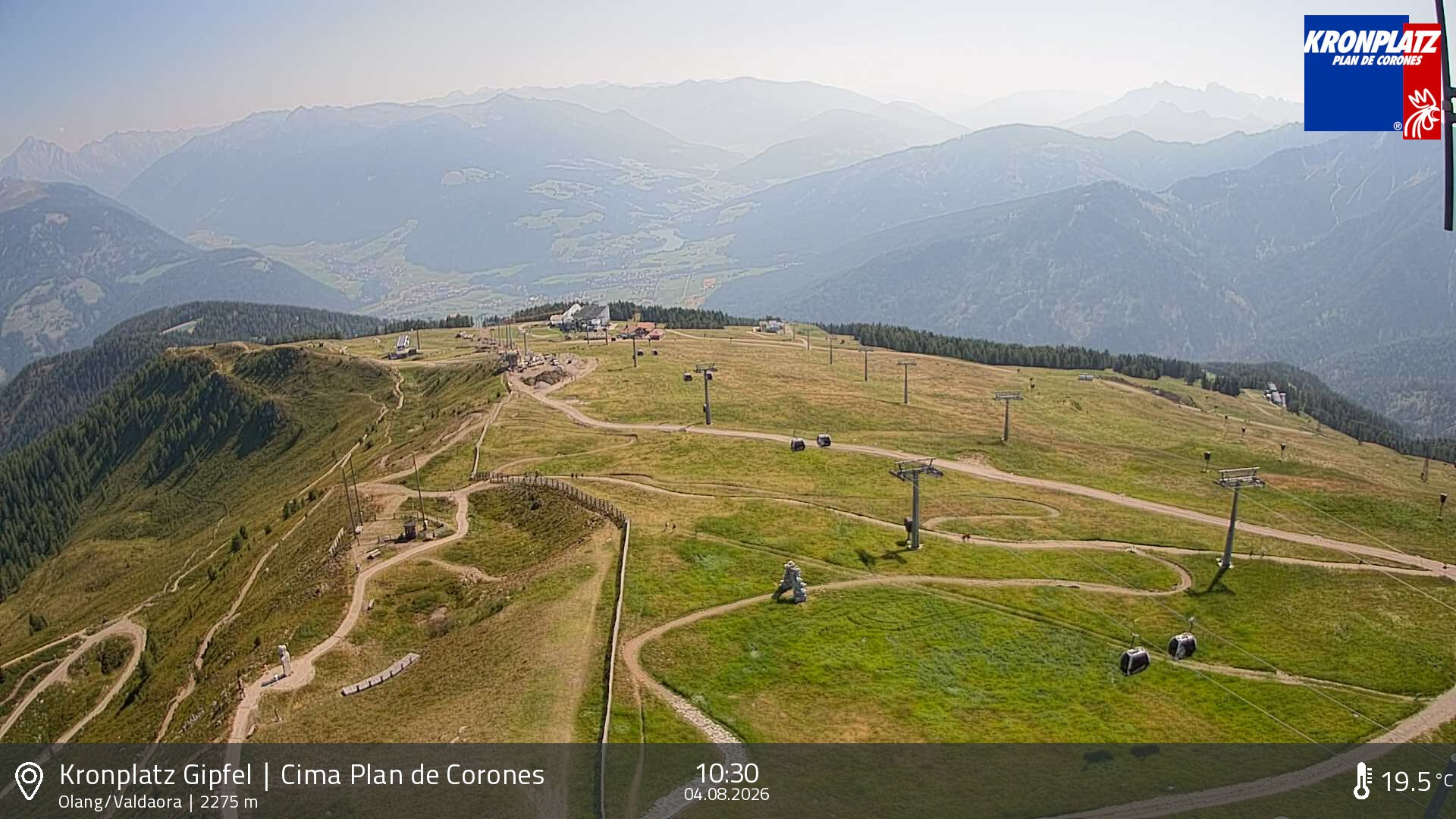 Archived image Webcam Olang, South Tyrol