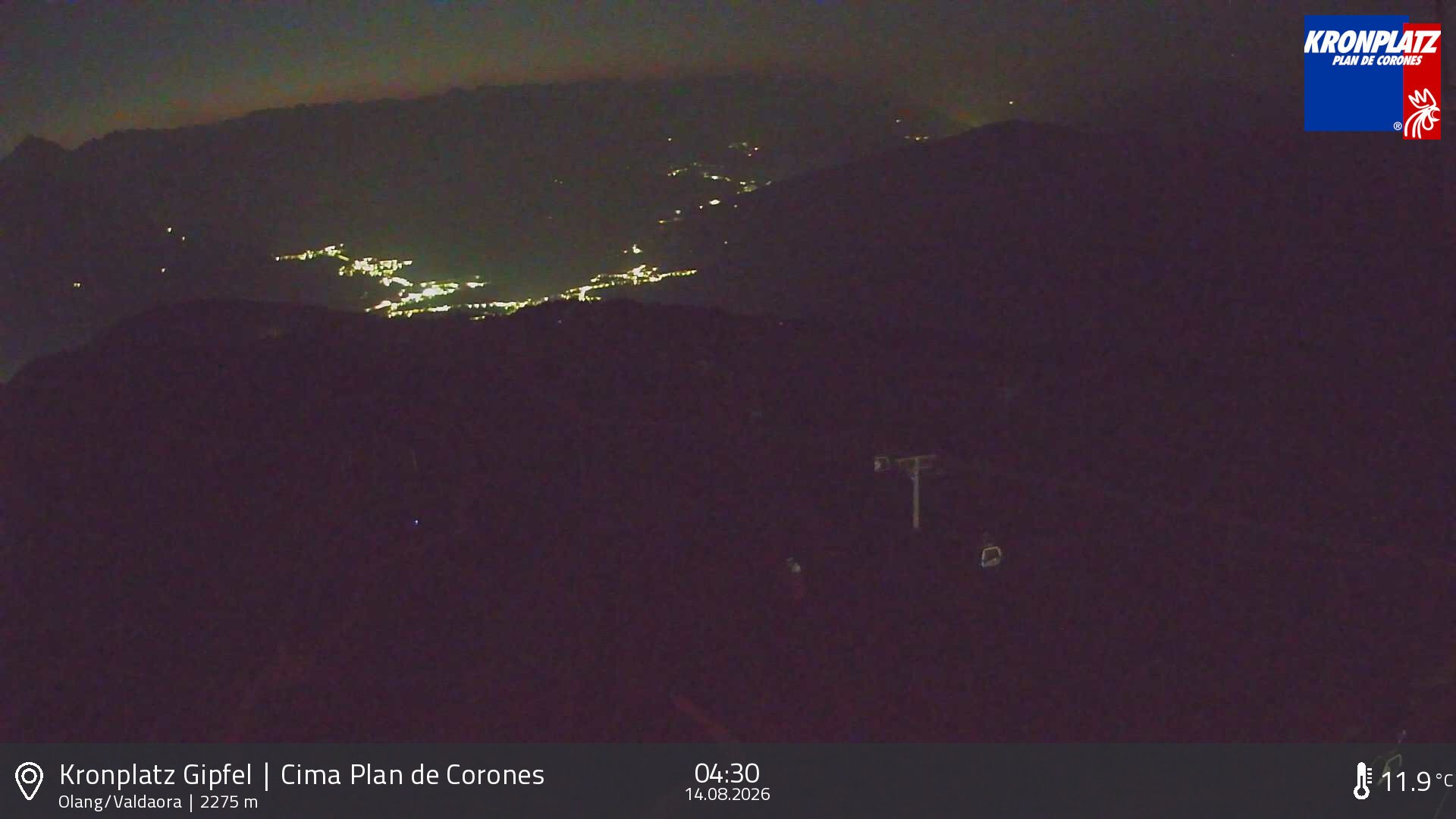 Archived image Webcam Olang, South Tyrol