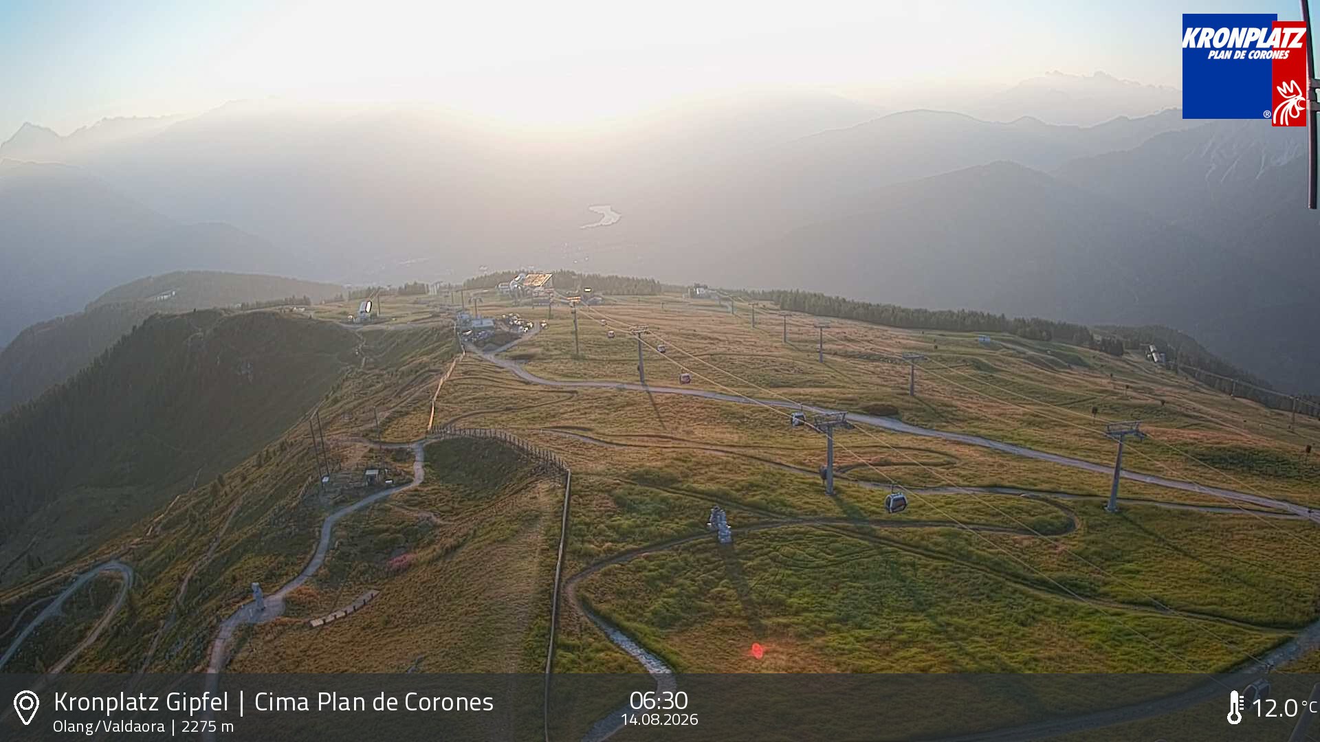 Archived image Webcam Olang, South Tyrol