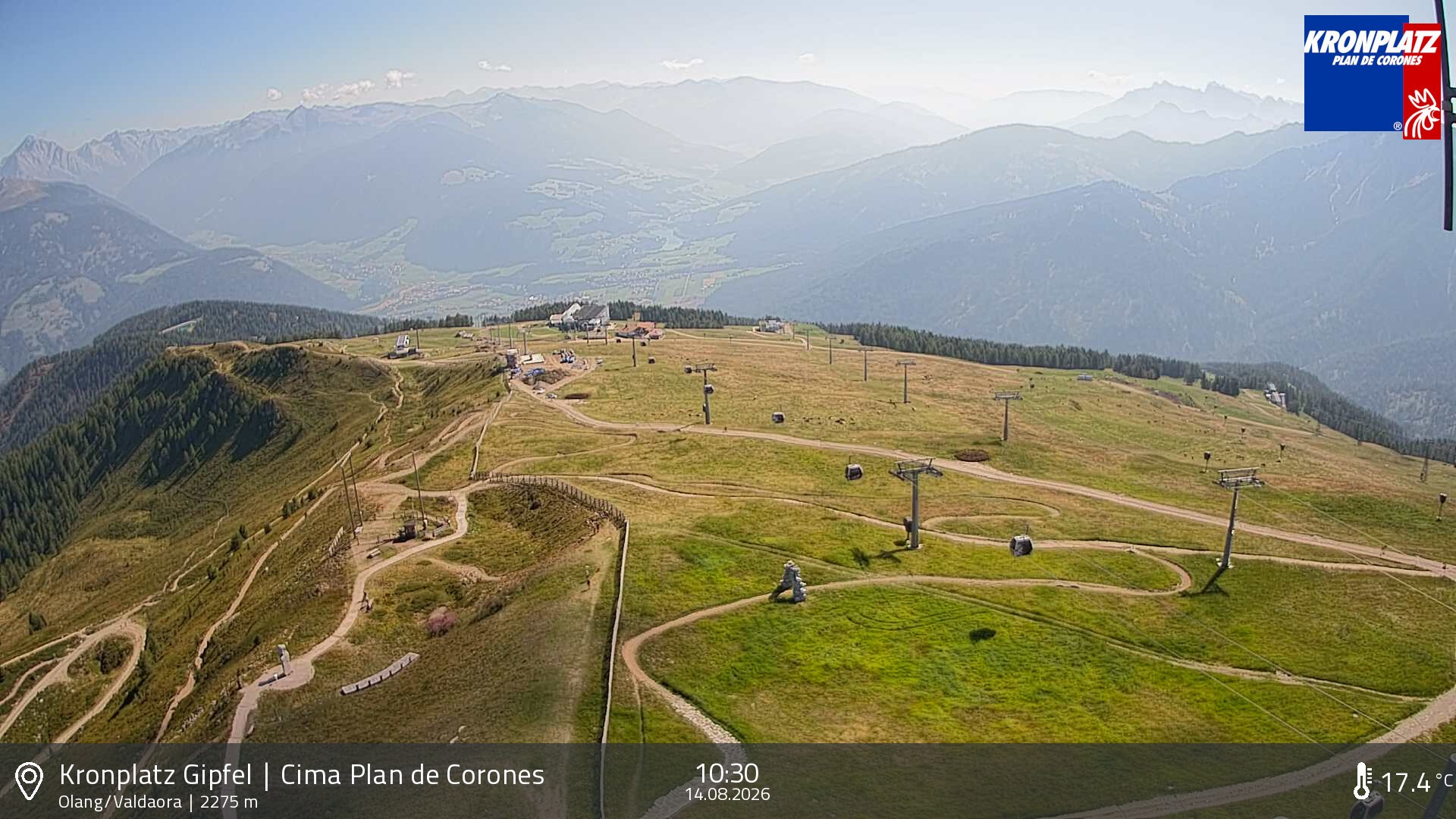 Archived image Webcam Olang, South Tyrol