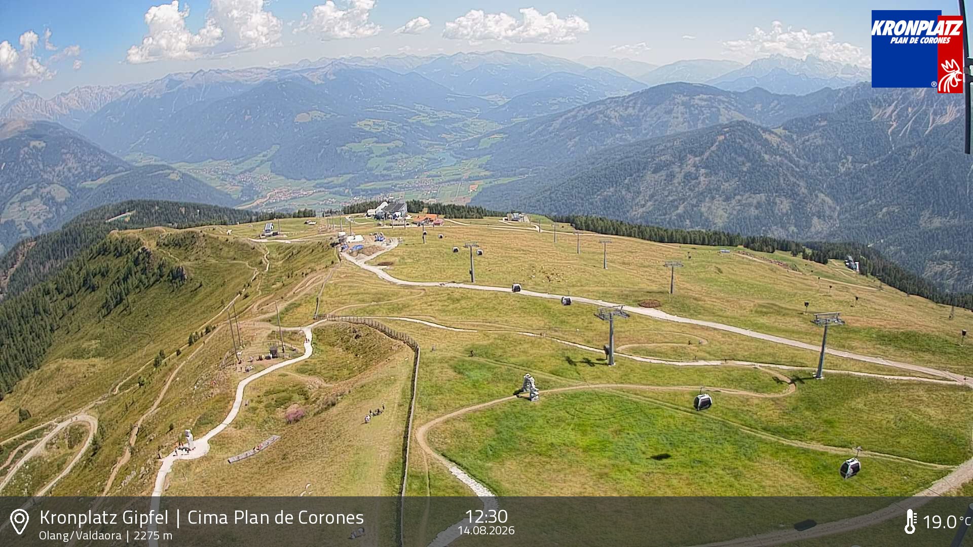 Archived image Webcam Olang, South Tyrol