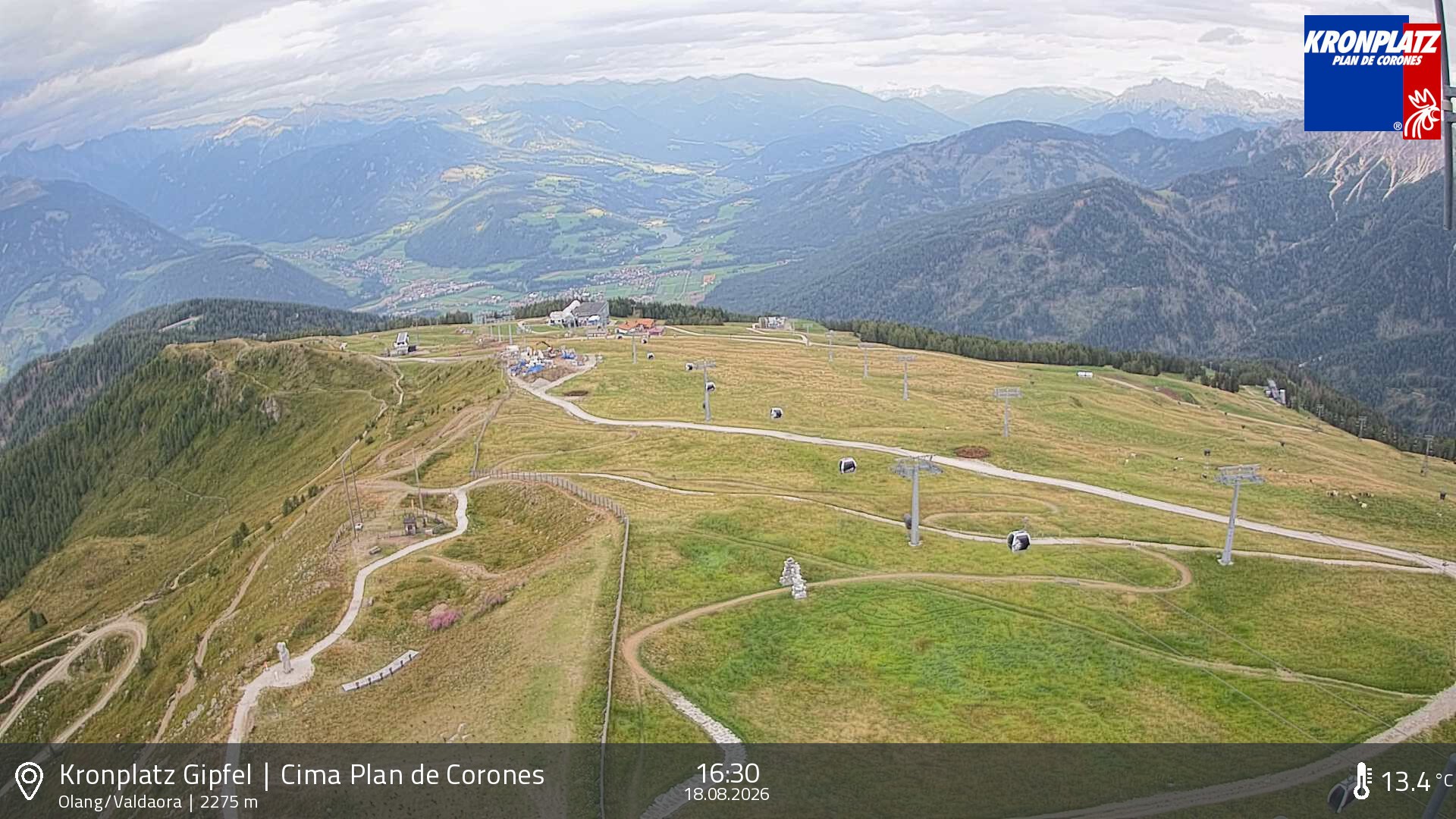 Archiv Foto Webcam Olang, Südtirol