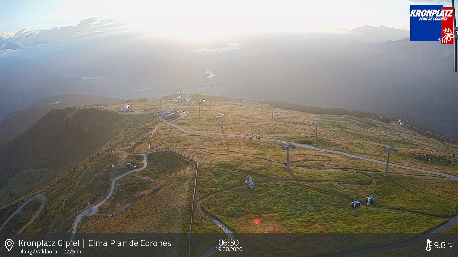 Archived image Webcam Olang, South Tyrol