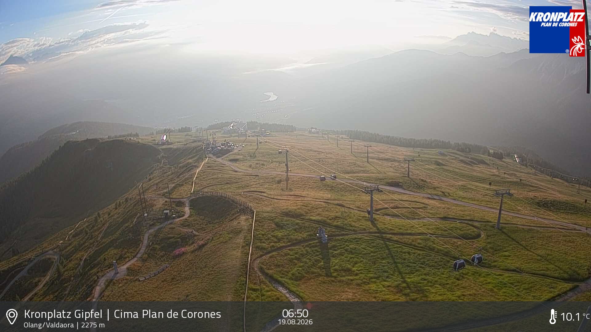 Archived image Webcam Olang, South Tyrol