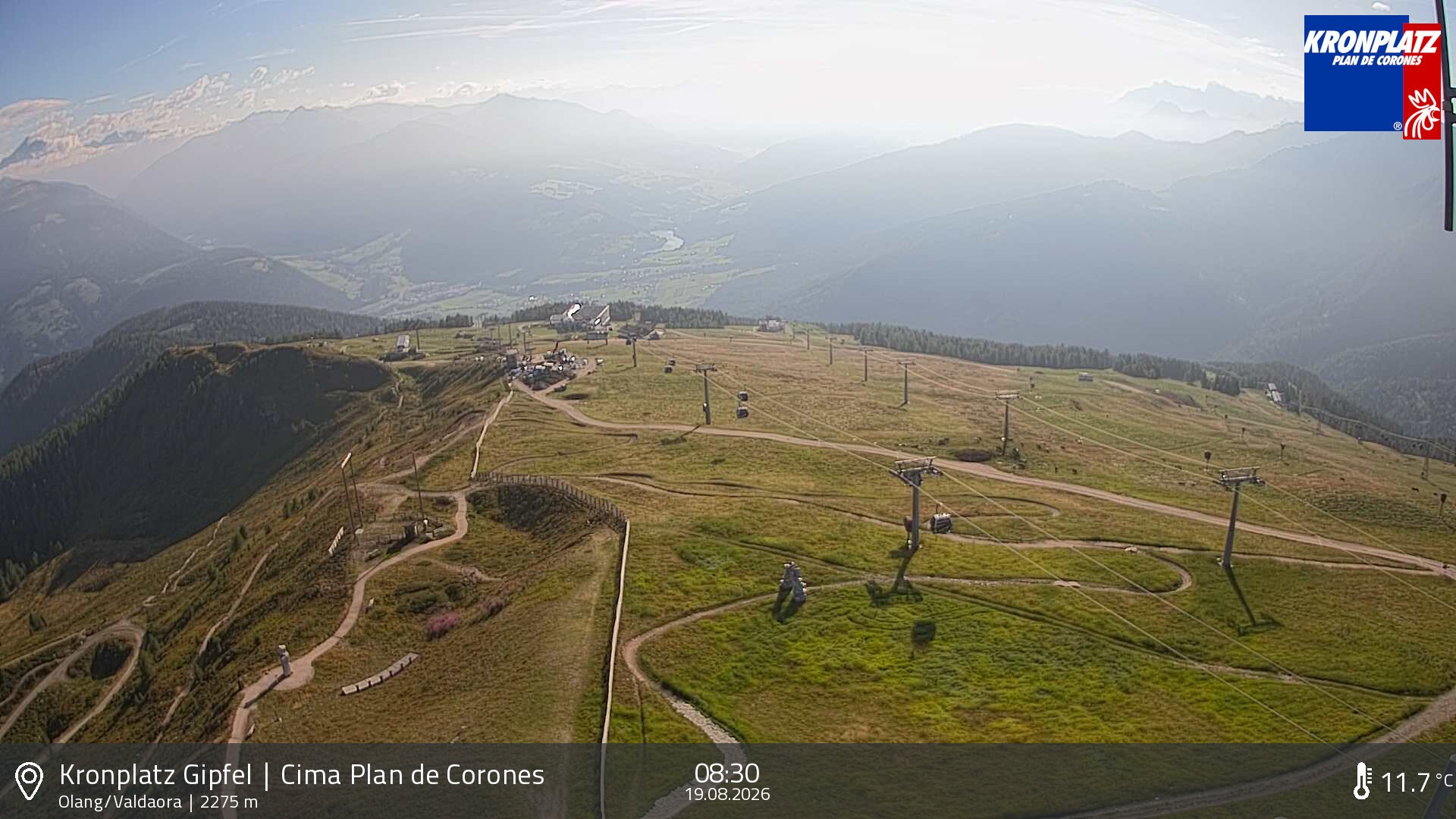 Archived image Webcam Olang, South Tyrol