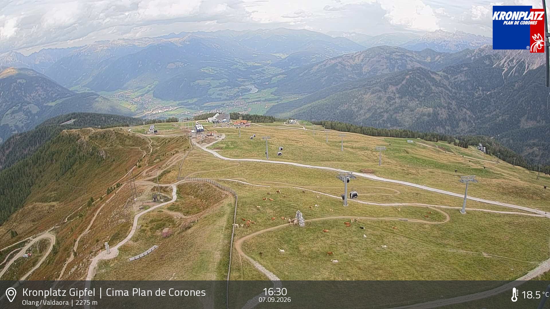 Archiv Foto Webcam Olang, Südtirol