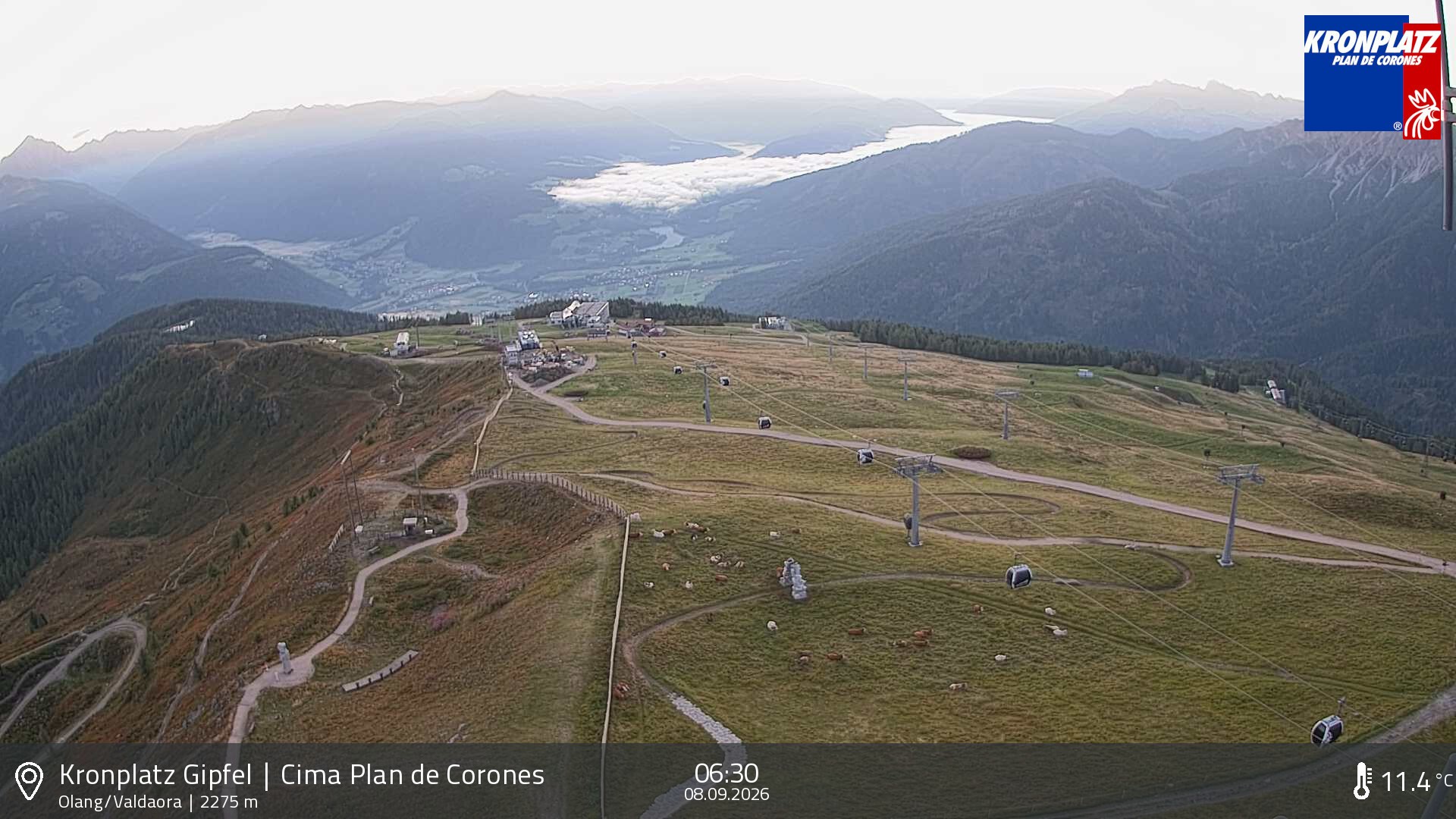 Archiv Foto Webcam Olang, Südtirol