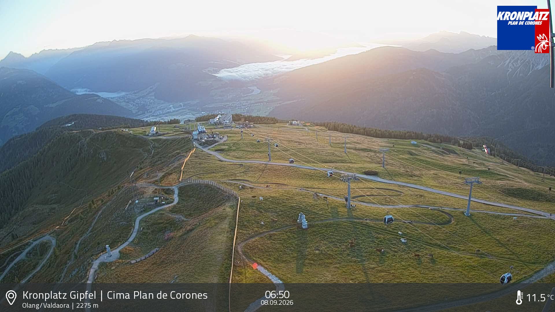 Archiv Foto Webcam Olang, Südtirol