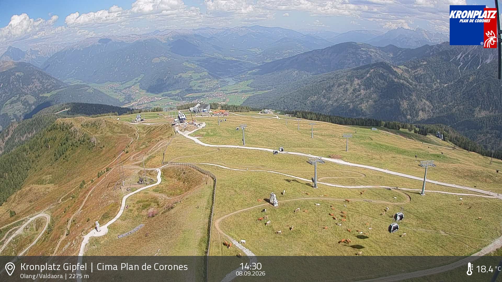 Archiv Foto Webcam Olang, Südtirol