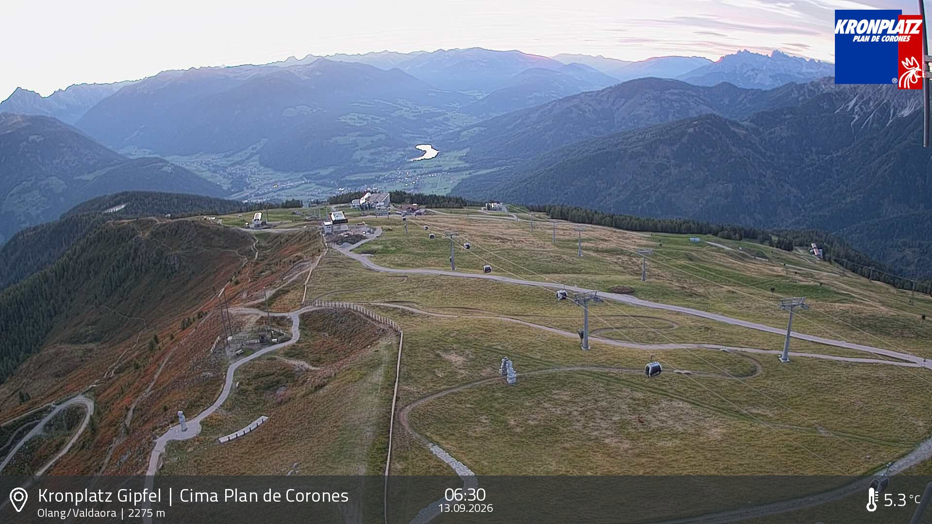 Archived image Webcam Olang, South Tyrol