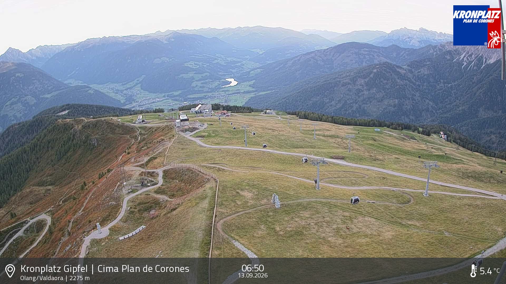 Archived image Webcam Olang, South Tyrol
