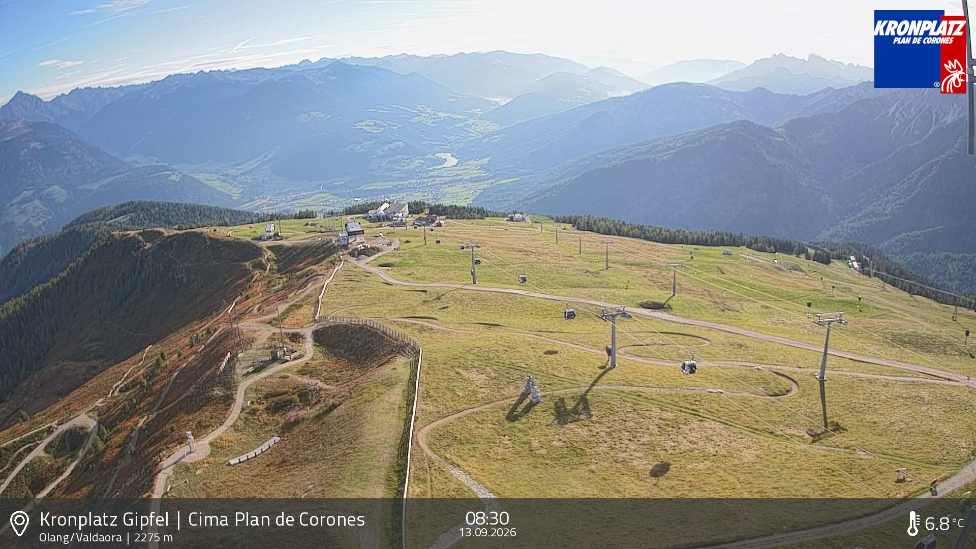 Archived image Webcam Olang, South Tyrol